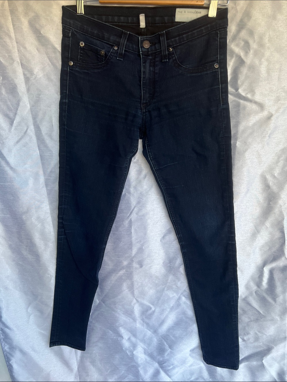 rag & bone women’s Dark Navy Slim Stretch jeans Leggings size 27